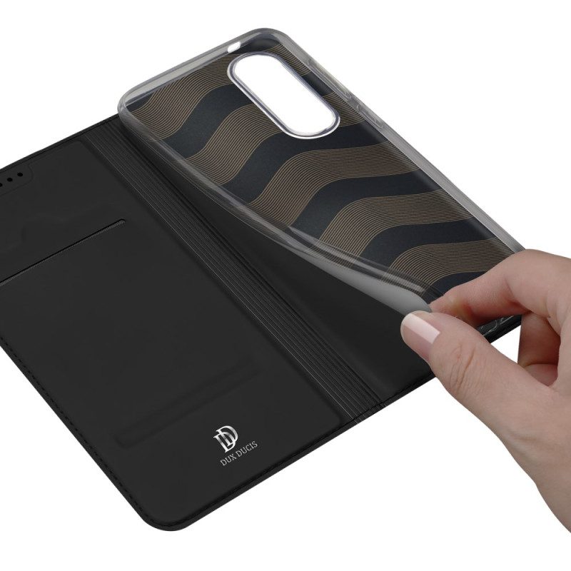 Flip Case Samsung Galaxy S25 5g Edge Handyhülle Dux Ducis Pro Series Skin