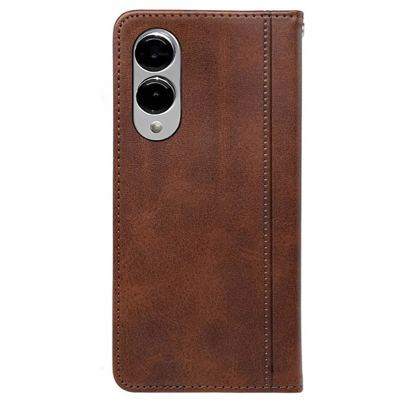 Flip Case Samsung Galaxy S25 5g Edge Premium Vintage