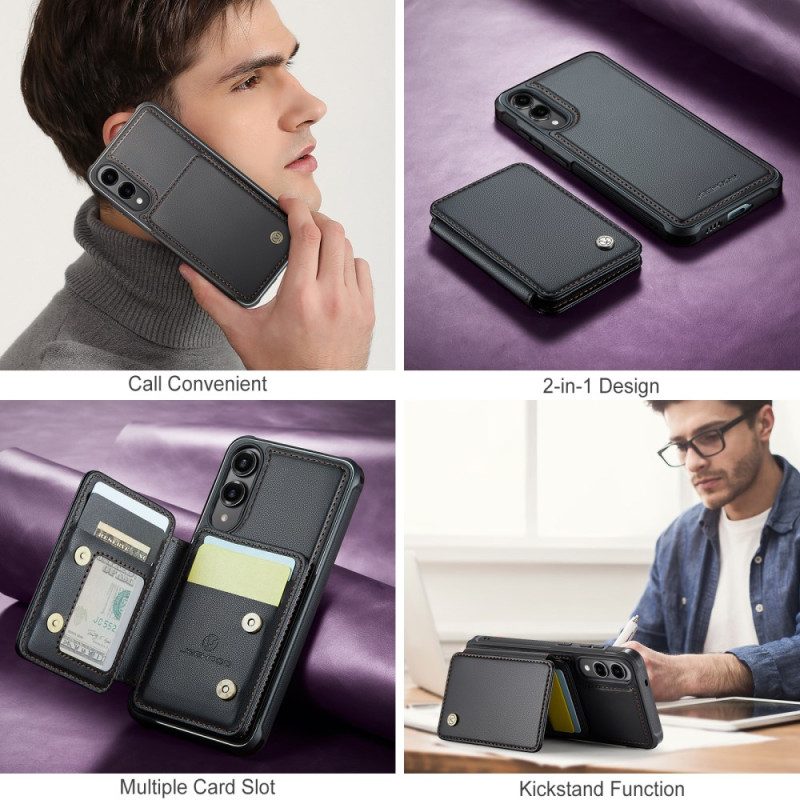 Hülle Für Samsung Galaxy S25 5g Edge Abnehmbarer Jeehood Magnetkartenhalter