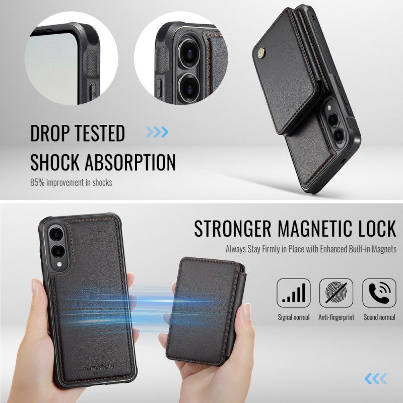 Hülle Für Samsung Galaxy S25 5g Edge Abnehmbarer Jeehood Magnetkartenhalter