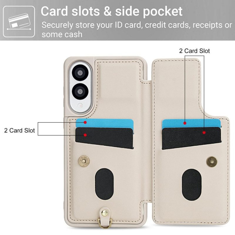 Hülle Für Samsung Galaxy S25 5g Edge Kartenhalter Mit Blumenmuster