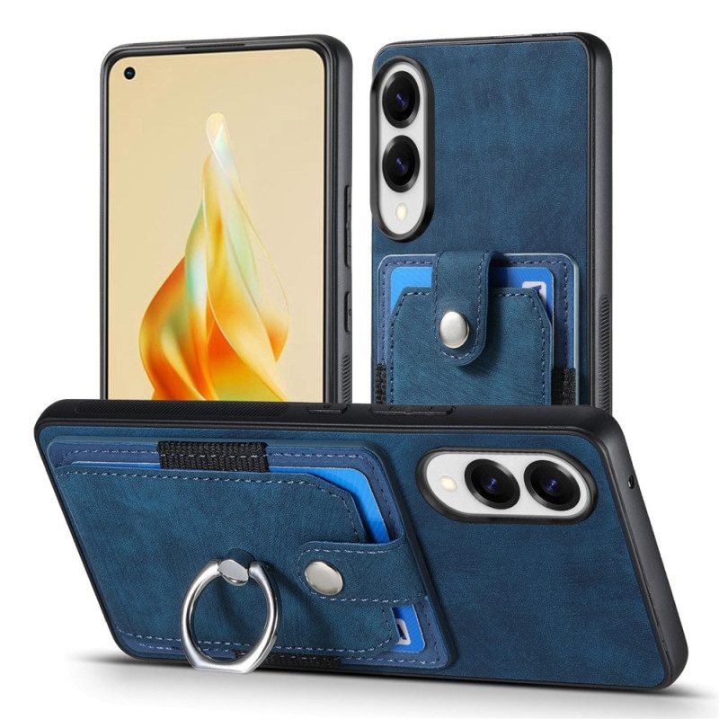 Hülle Für Samsung Galaxy S25 5g Edge Kartenhalter Und Ringhalter