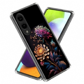 Hülle Samsung Galaxy S25 5g Edge Bunte Blumen