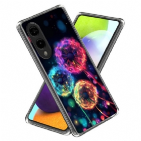 Hülle Samsung Galaxy S25 5g Edge Bunte Löwenzahnblüten