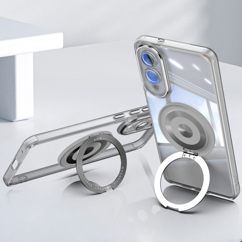 Hülle Samsung Galaxy S25 5g Edge Drehbarer Halter Und Objektivschutz