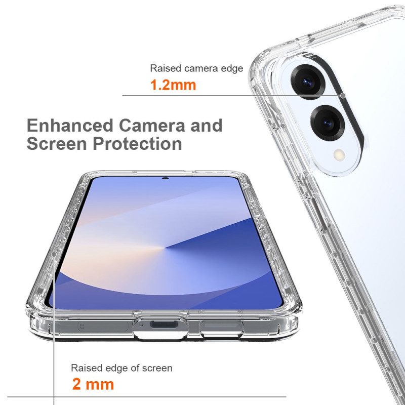 Hülle Samsung Galaxy S25 5g Edge Handyhülle 2-in-1 Transparent