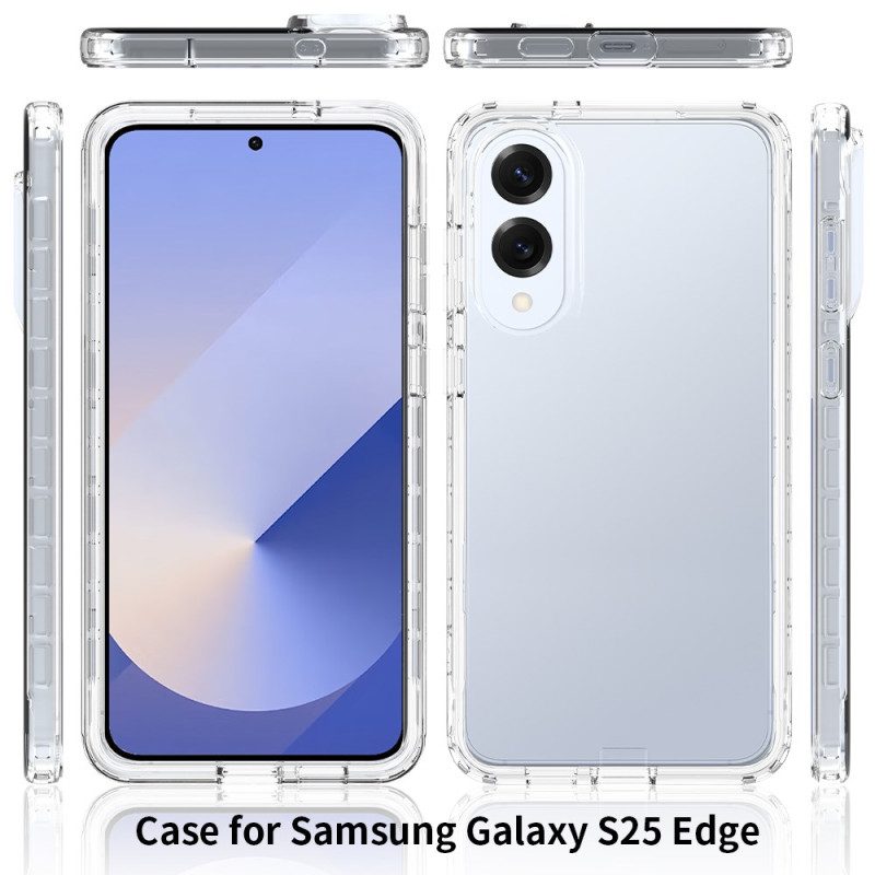 Hülle Samsung Galaxy S25 5g Edge Handyhülle 2-in-1 Transparent