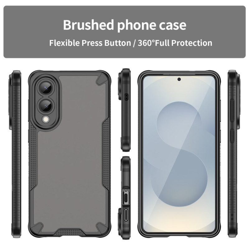 Hülle Samsung Galaxy S25 5g Edge Handyhülle Gebürstetes Durchscheinendes Finish