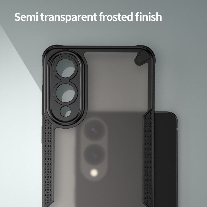 Hülle Samsung Galaxy S25 5g Edge Handyhülle Gebürstetes Durchscheinendes Finish