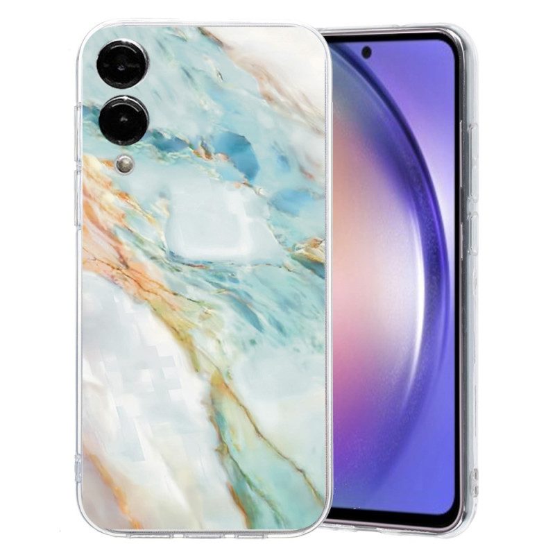 Hülle Samsung Galaxy S25 5g Edge Handyhülle Grüner Marmor