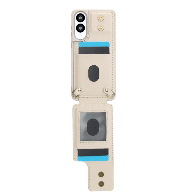 Hülle Samsung Galaxy S25 5g Edge Handyhülle Kartenhalter Mit Tragegurt Und Schultergurt