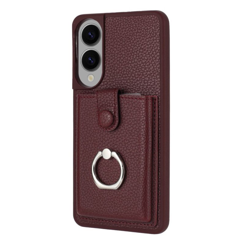 Hülle Samsung Galaxy S25 5g Edge Handyhülle Ring- Und Kartenhalter