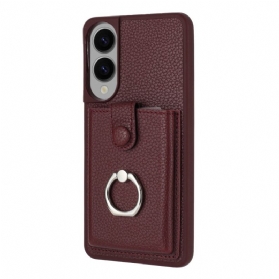 Hülle Samsung Galaxy S25 5g Edge Handyhülle Ring- Und Kartenhalter