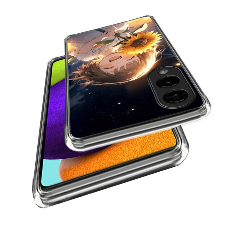 Hülle Samsung Galaxy S25 5g Edge Handyhülle Sonnenblumenmädchen