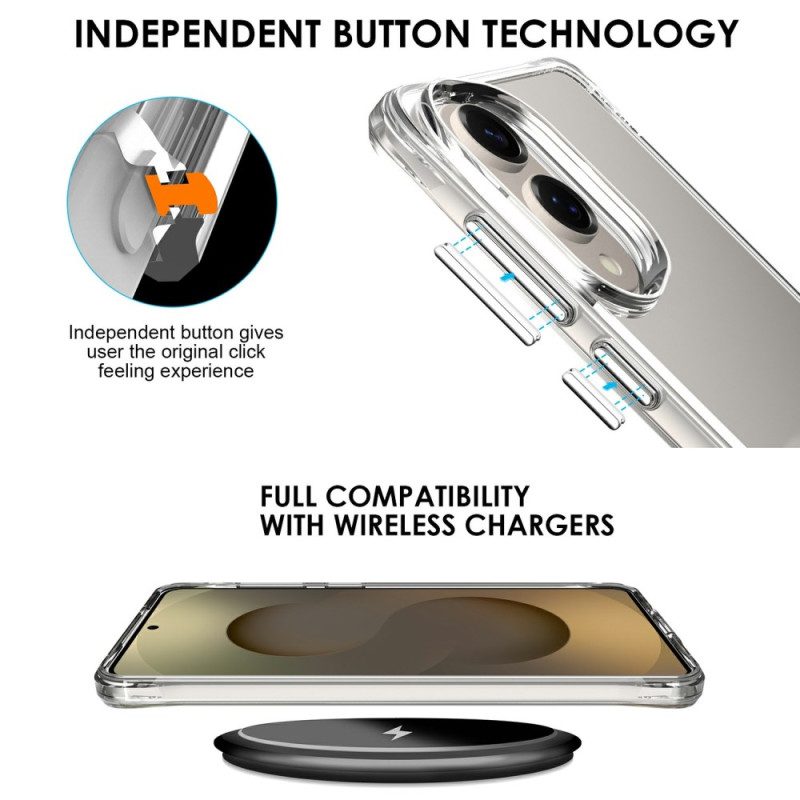 Hülle Samsung Galaxy S25 5g Edge Handyhülle Verstärktes Klarglas