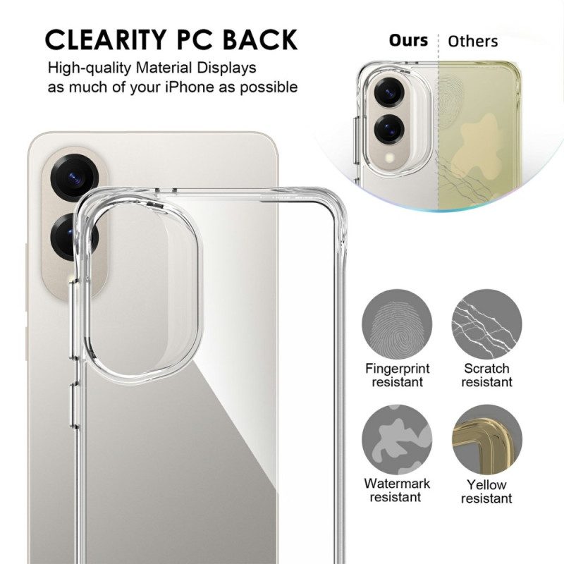 Hülle Samsung Galaxy S25 5g Edge Handyhülle Verstärktes Klarglas