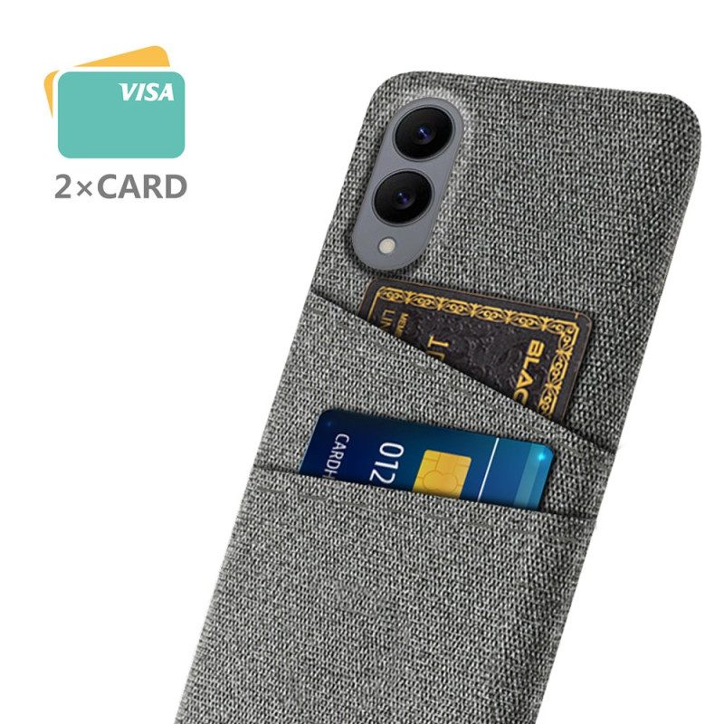 Hülle Samsung Galaxy S25 5g Edge Kartenhalter Aus Stoff