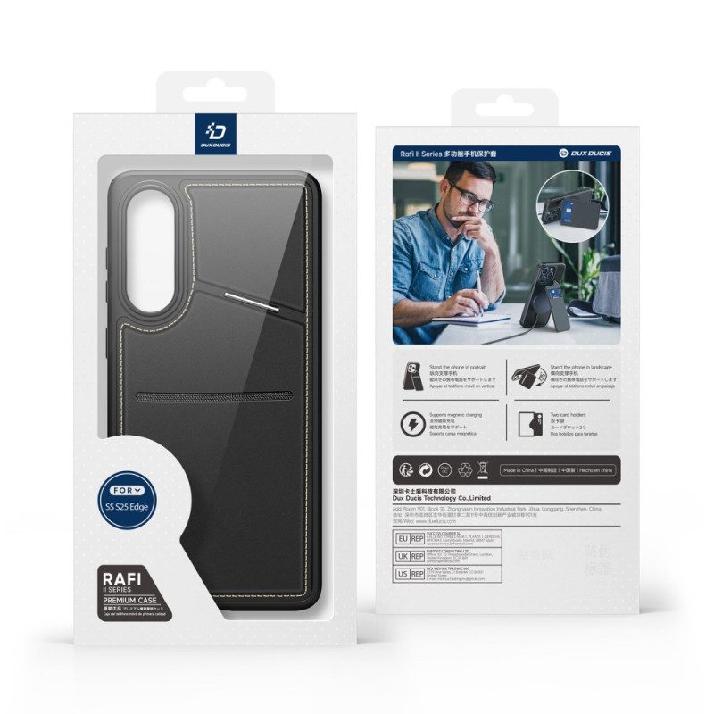 Hülle Samsung Galaxy S25 5g Edge Magnetisch Mit Kartenhalter