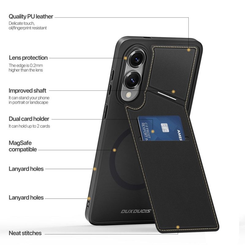 Hülle Samsung Galaxy S25 5g Edge Magnetisch Mit Kartenhalter