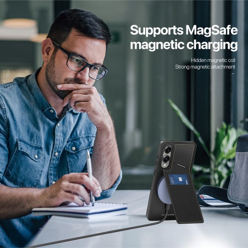 Hülle Samsung Galaxy S25 5g Edge Magnetisch Mit Kartenhalter