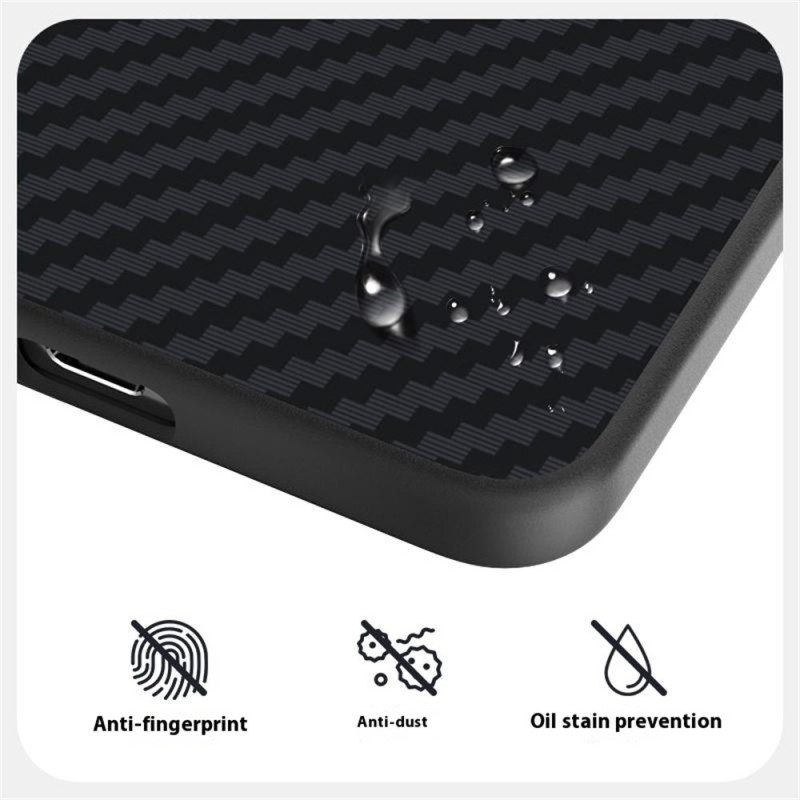 Hülle Samsung Galaxy S25 5g Edge Magsafe-kompatibles Carbonfaser-abeel