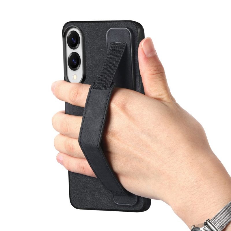 Hülle Samsung Galaxy S25 5g Edge Retro-stil Mit Stativgurt