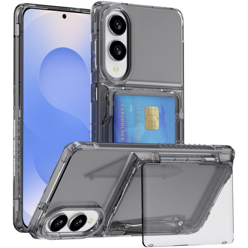 Hülle Samsung Galaxy S25 5g Edge Transparent & Kartenhalter