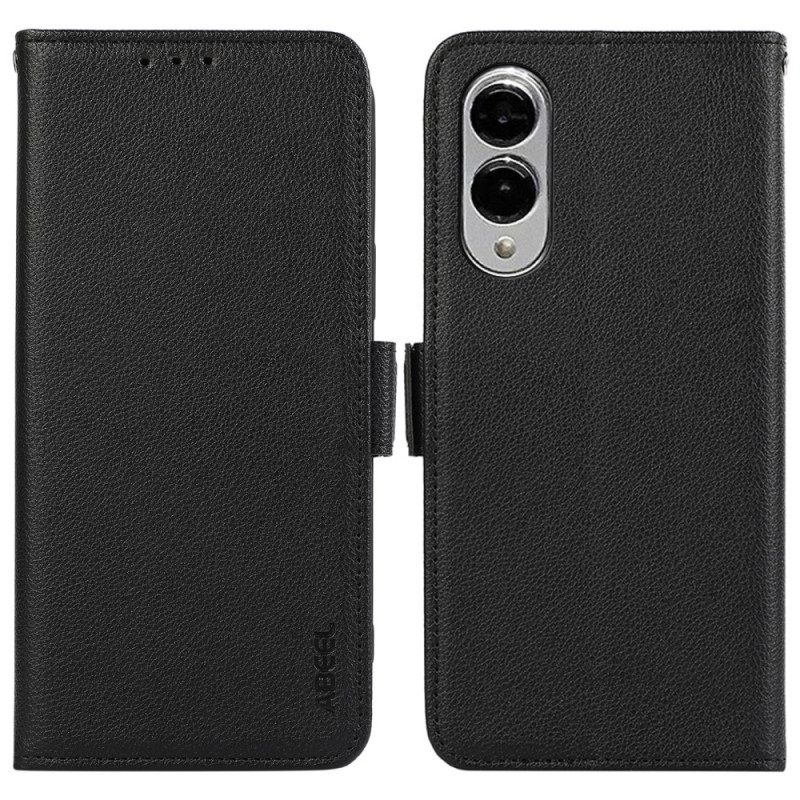 Lederhüllen Für Samsung Galaxy S25 5g Edge Abeel Rfid-schutz