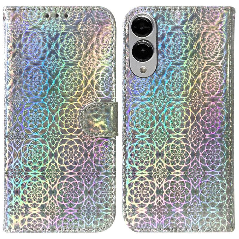 Lederhüllen Für Samsung Galaxy S25 5g Edge Disco-stil
