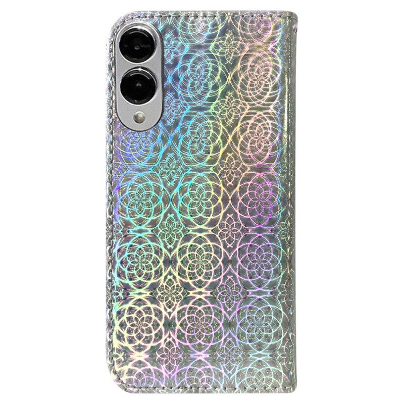 Lederhüllen Für Samsung Galaxy S25 5g Edge Disco-stil