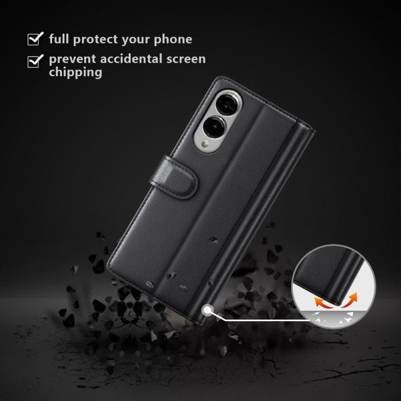 Lederhüllen Für Samsung Galaxy S25 5g Edge Echtleder