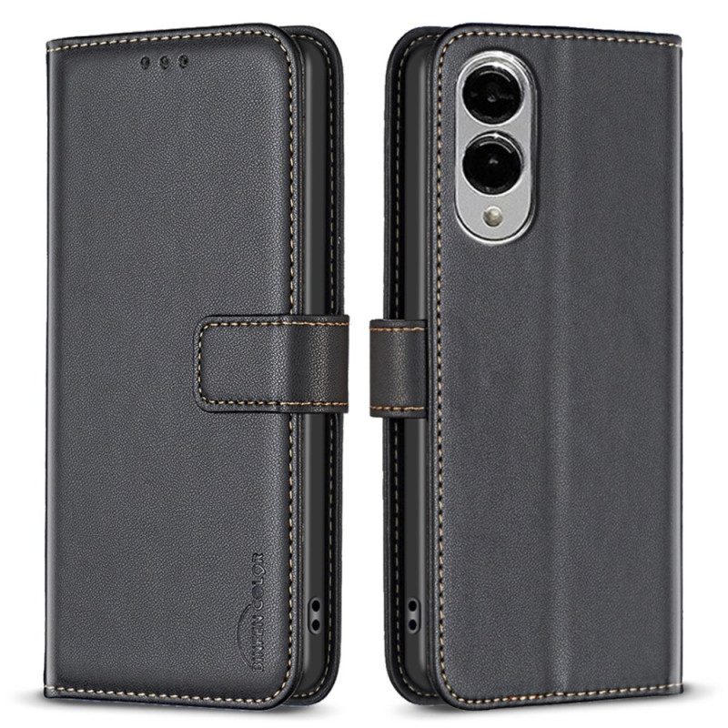 Lederhüllen Für Samsung Galaxy S25 5g Edge Klassische Binfen-farbe