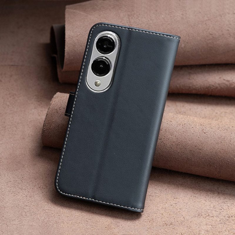 Lederhüllen Für Samsung Galaxy S25 5g Edge Klassische Binfen-farbe