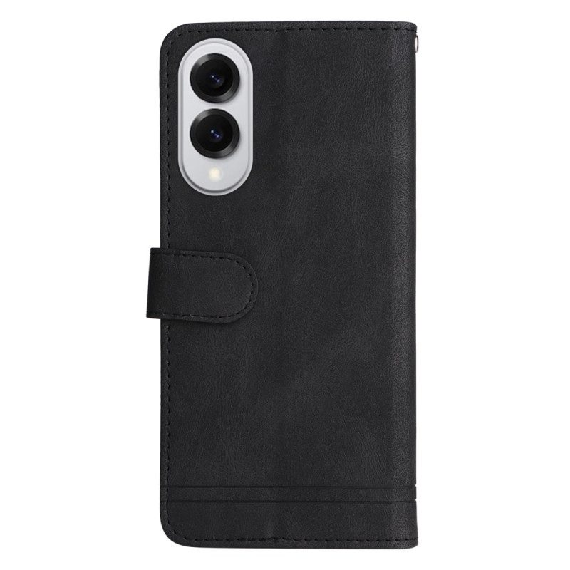 Lederhüllen Für Samsung Galaxy S25 5g Edge Nieten