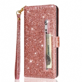 Lederhüllen Für Samsung Galaxy S25 5g Edge Pailletten-geldbörse