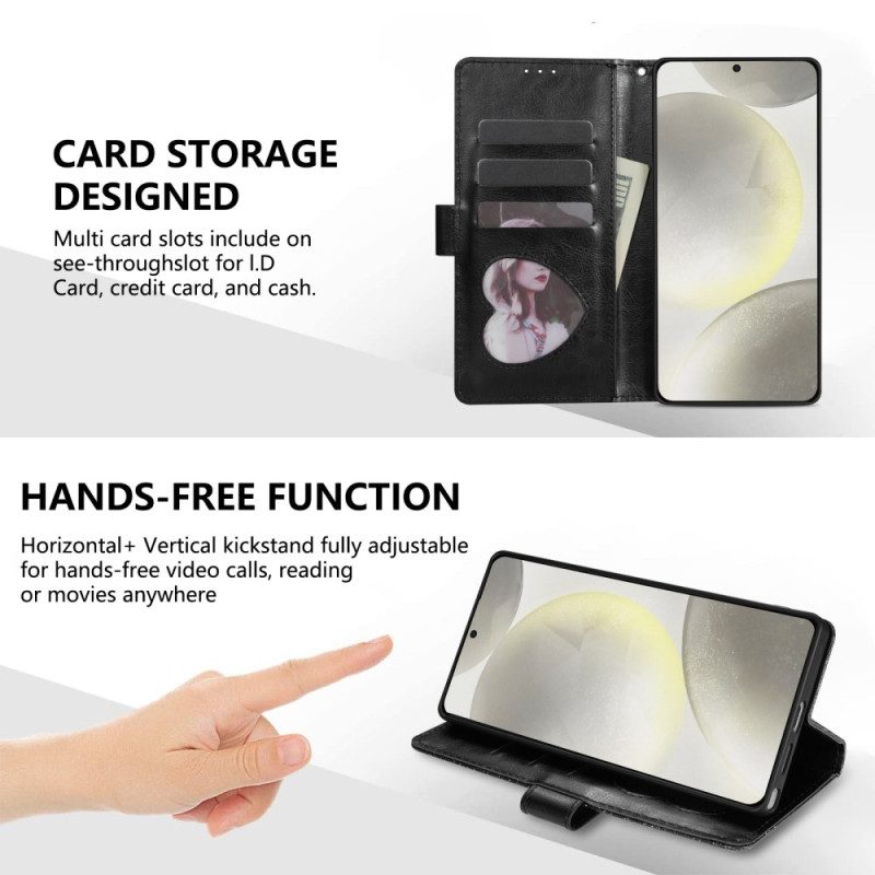 Lederhüllen Für Samsung Galaxy S25 5g Edge Pailletten-geldbörse