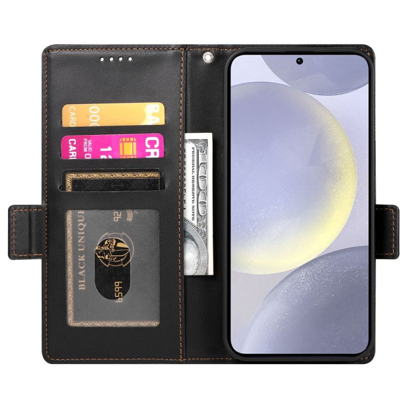 Lederhüllen Für Samsung Galaxy S25 5g Edge Vielseitiges Design
