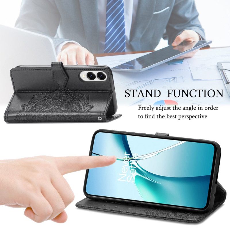 Lederhüllen Samsung Galaxy S25 5g Edge Barockes Mandala