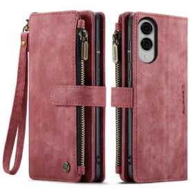 Lederhüllen Samsung Galaxy S25 5g Edge Caseme Geldbörse