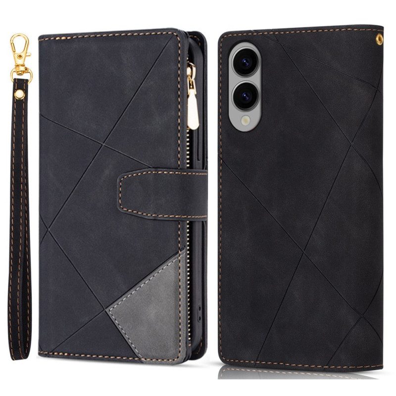 Lederhüllen Samsung Galaxy S25 5g Edge Diamant Mustergeldbörse