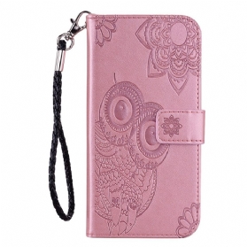 Lederhüllen Samsung Galaxy S25 5g Edge Eulen Und Riemen