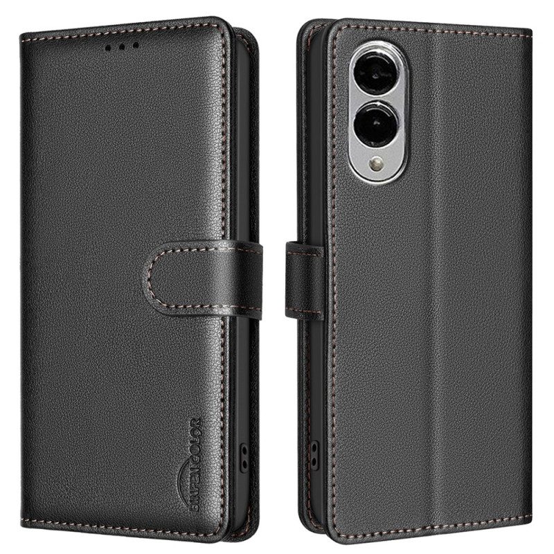 Lederhüllen Samsung Galaxy S25 5g Edge Handyhülle Binfen Color Rfid-blockierung