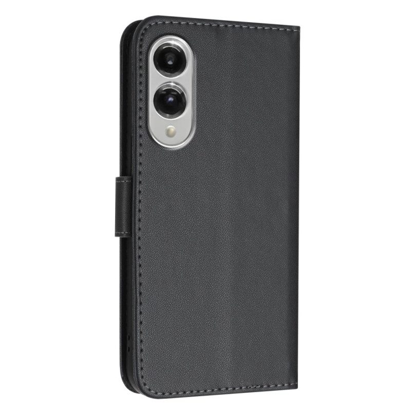 Lederhüllen Samsung Galaxy S25 5g Edge Handyhülle Dreiecksmuster