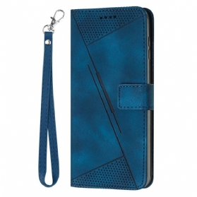 Lederhüllen Samsung Galaxy S25 5g Edge Handyhülle Geometrisches Design