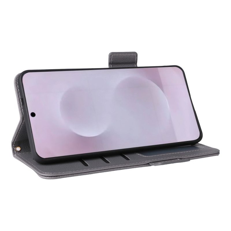 Lederhüllen Samsung Galaxy S25 5g Edge Handyhülle Kunstleder Mit Riemen