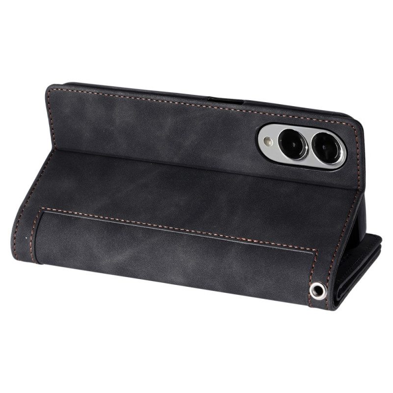 Lederhüllen Samsung Galaxy S25 5g Edge Handyhülle Reißverschluss Geldbörse