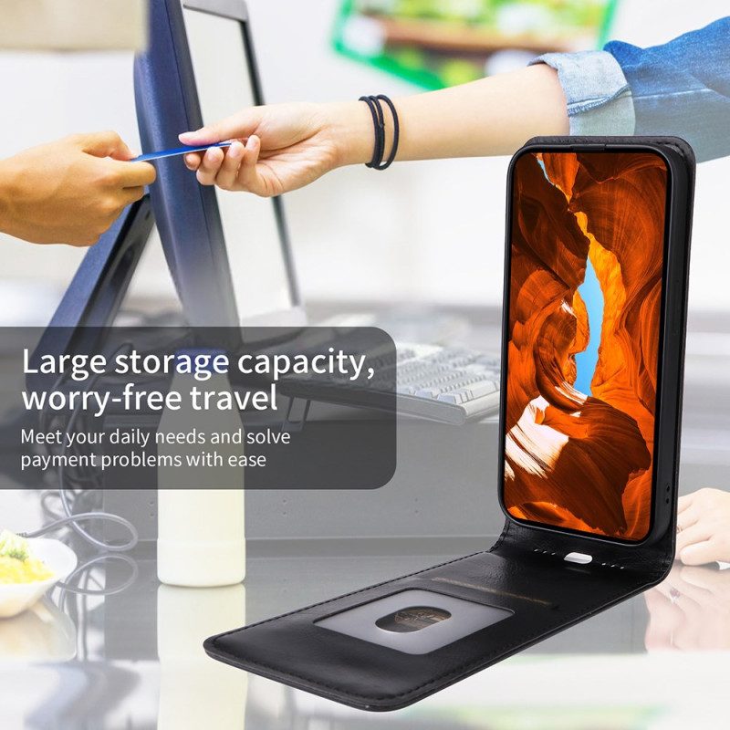 Lederhüllen Samsung Galaxy S25 5g Edge Handyhülle Vertikales Design