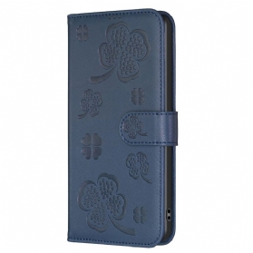 Lederhüllen Samsung Galaxy S25 5g Edge Kleeblattmuster