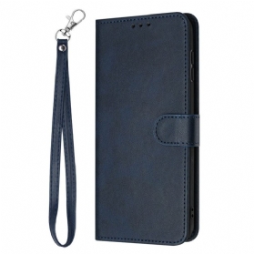 Lederhüllen Samsung Galaxy S25 5g Edge Lederoptik Mit Riemen