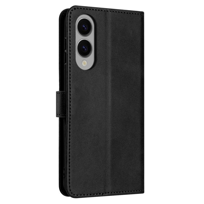 Lederhüllen Samsung Galaxy S25 5g Edge Lederoptik Mit Riemen